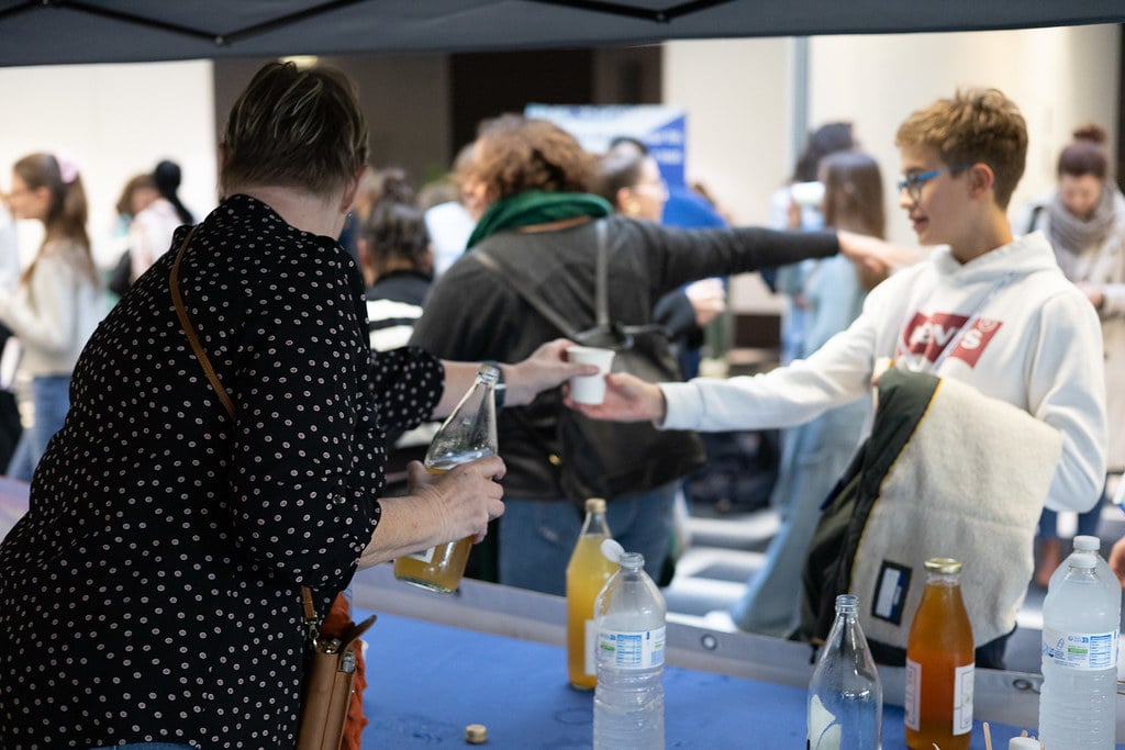 photos de la pause gourmande lors de l'événement de lutte contre le harcèlement scolaire Harc'Event
