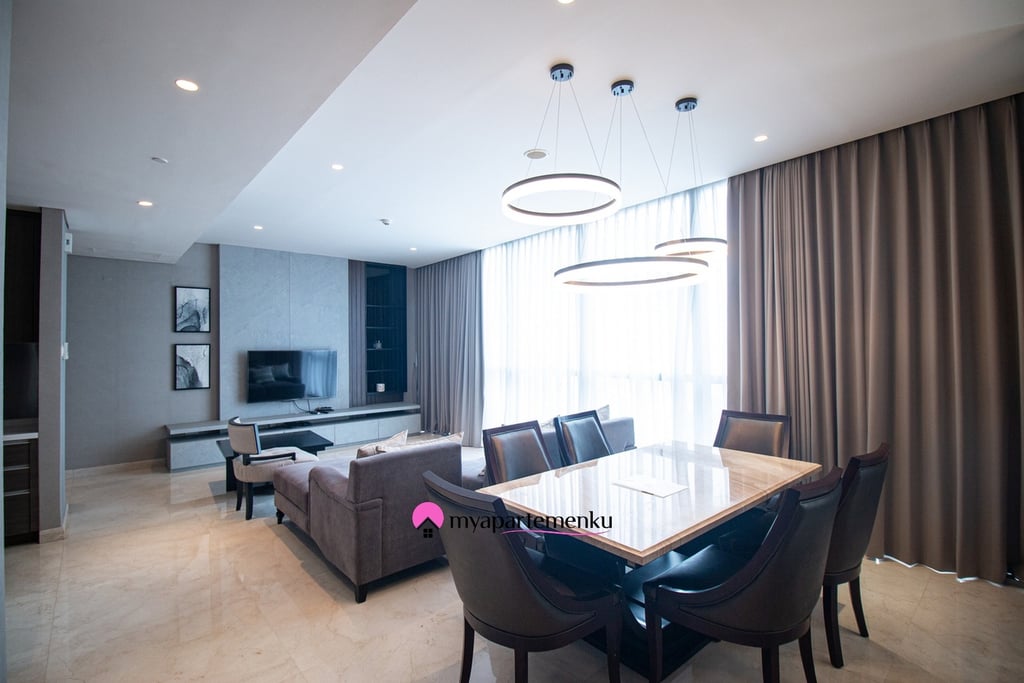 MyApartemenku - Dijual Apartemen 3 Kamar Full Furnish di Casa Domaine Jakarta