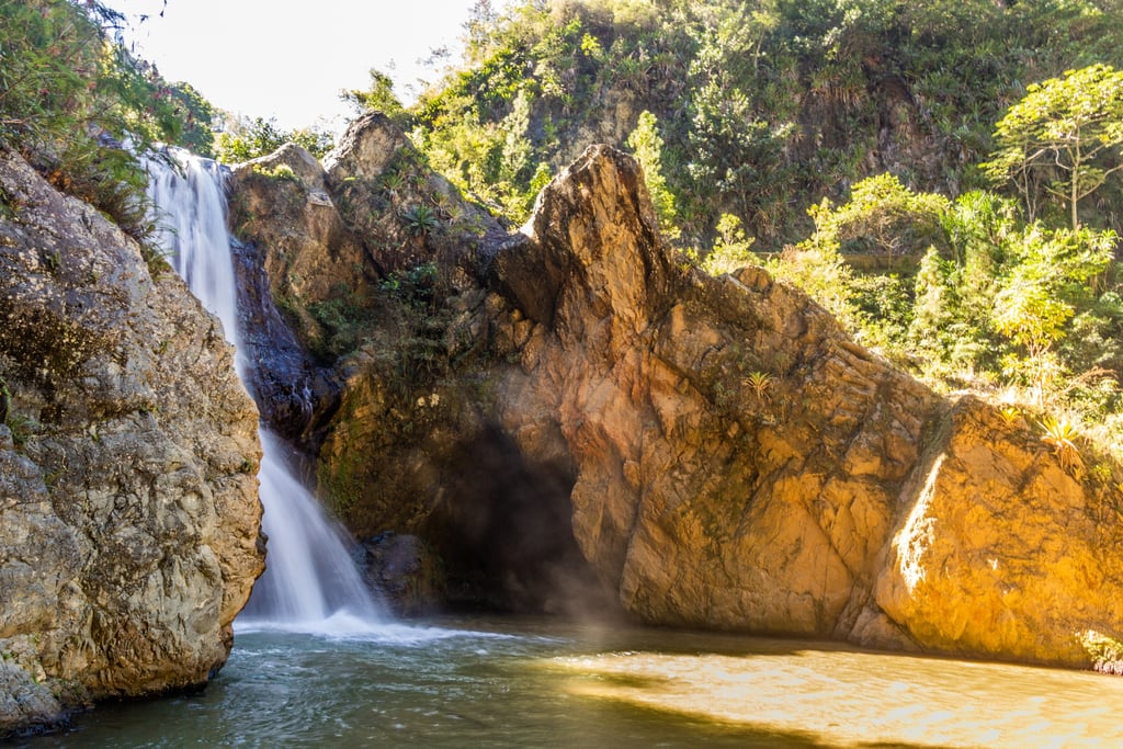 Salto de Baiguate waterfall in Jarabacoa, Dominican Republic