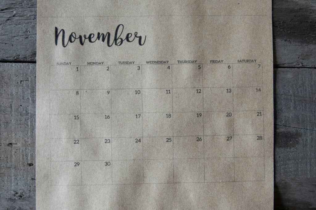 November Calendar