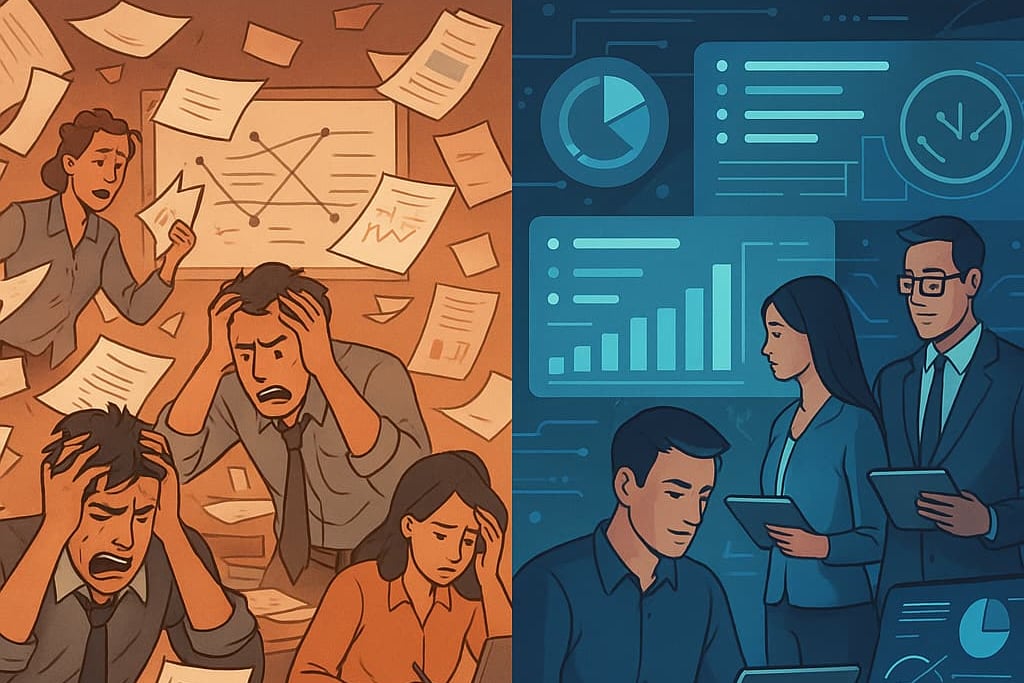 Evolution from traditional business planning methods to AI-powered intelligent project management