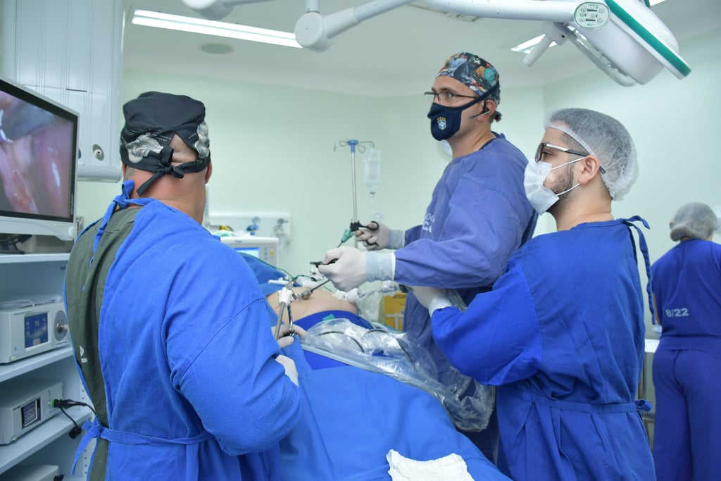 fazendo cirurgia geral