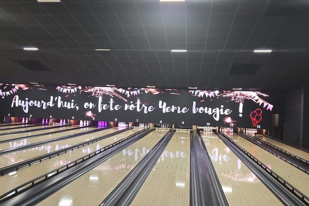 Une image du bowling pour ses 4 ans