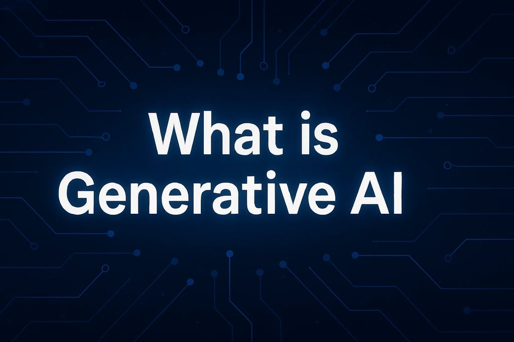 What is Generative AI