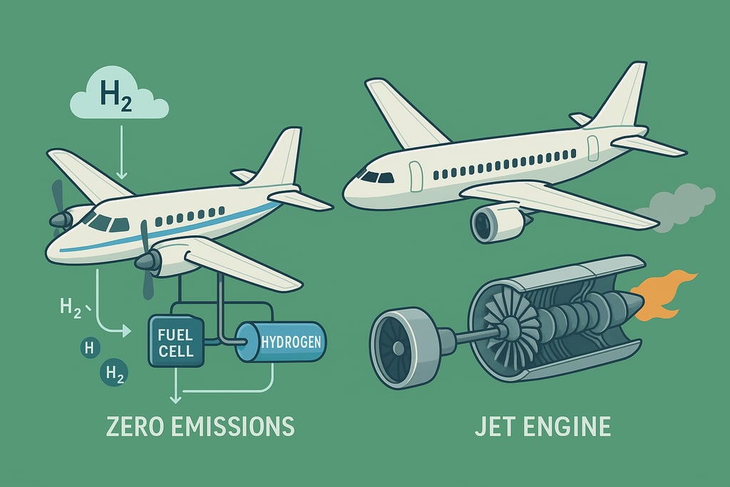 Zero Emission jet engine