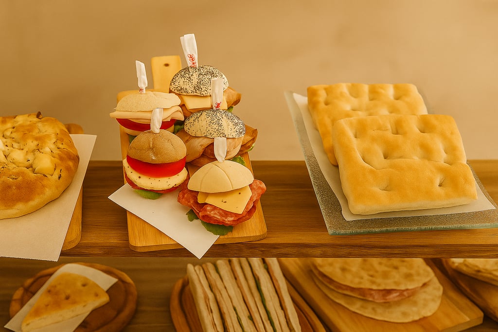 Prodotti serviti per aperitivo dal Bar Camillo Caffè a Santena