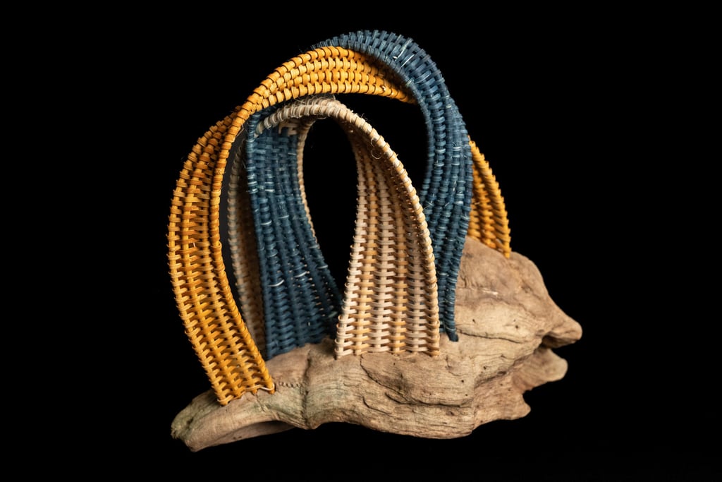 Breakfast of Champions, cane, reed, driftwood