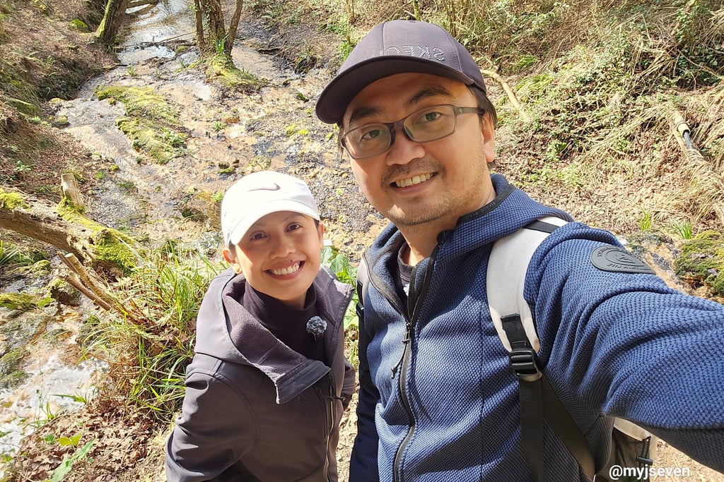 MJ & SEVEN on the trail