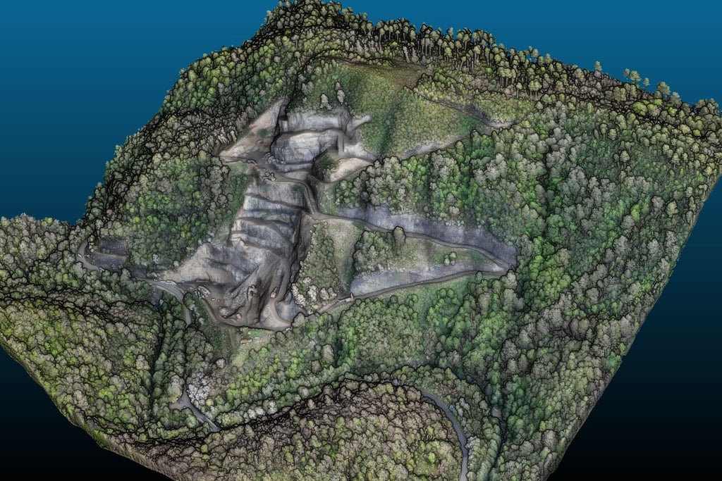 Nuvola di punti da rilievo Lidar