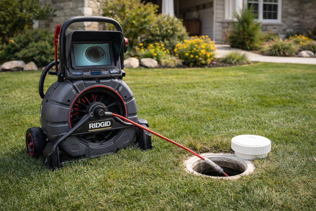 Sewer scope with top-of-the-line camera equipment
