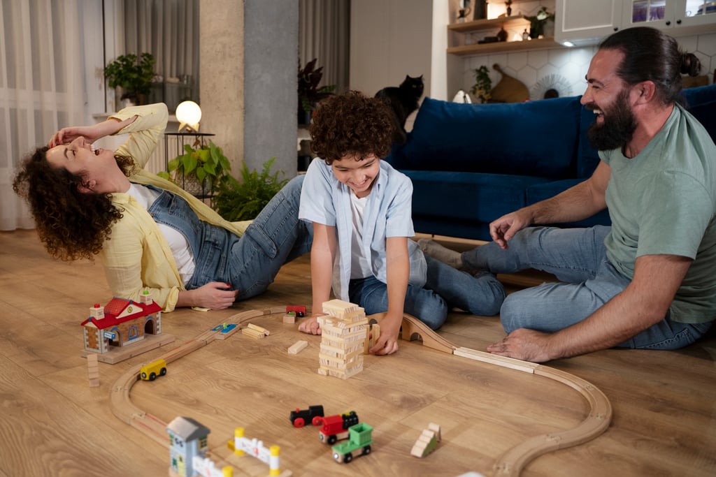 jeux enfants et parents