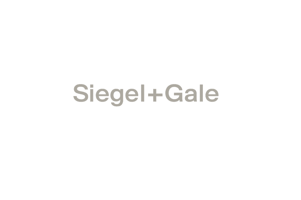 Siegel and gale logo - brand and creative strategy consultancy for brand strategy agency  