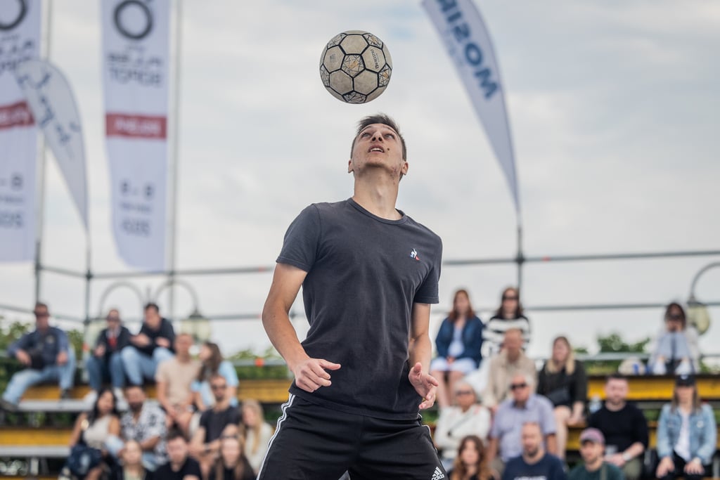 compétition de freestyle football