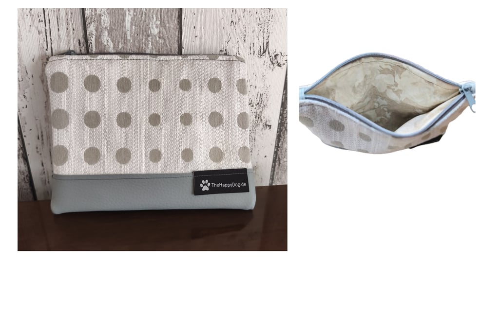 Handgefertigtes Kosmetiktäschchen