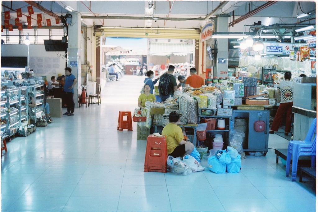 Saigon on film photography. Capturing streets of Saigon on film.
