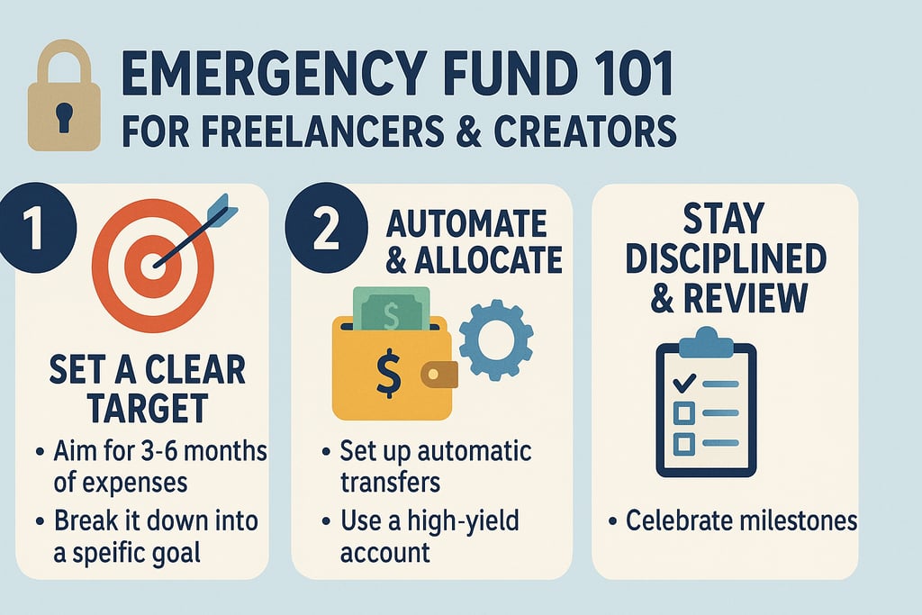 Emergency fund for digital creators