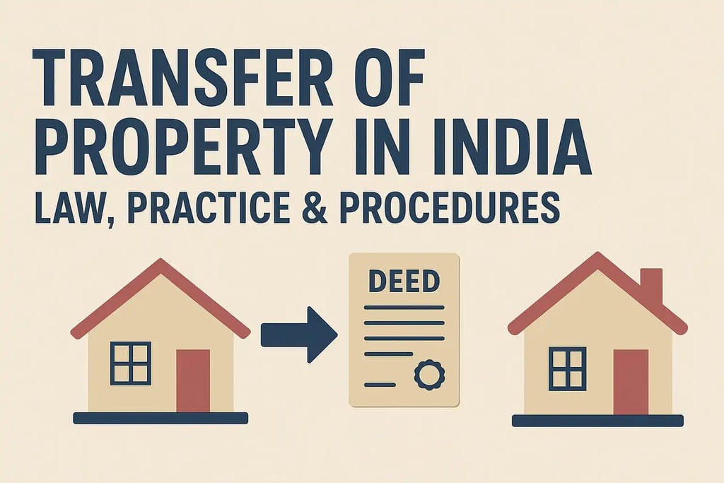 Featured Image on Tranfer of Property in India