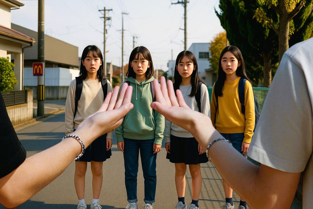 女児に声をかける不審者のイメージ画像｜堺市のニュースならサカイタイムズ
