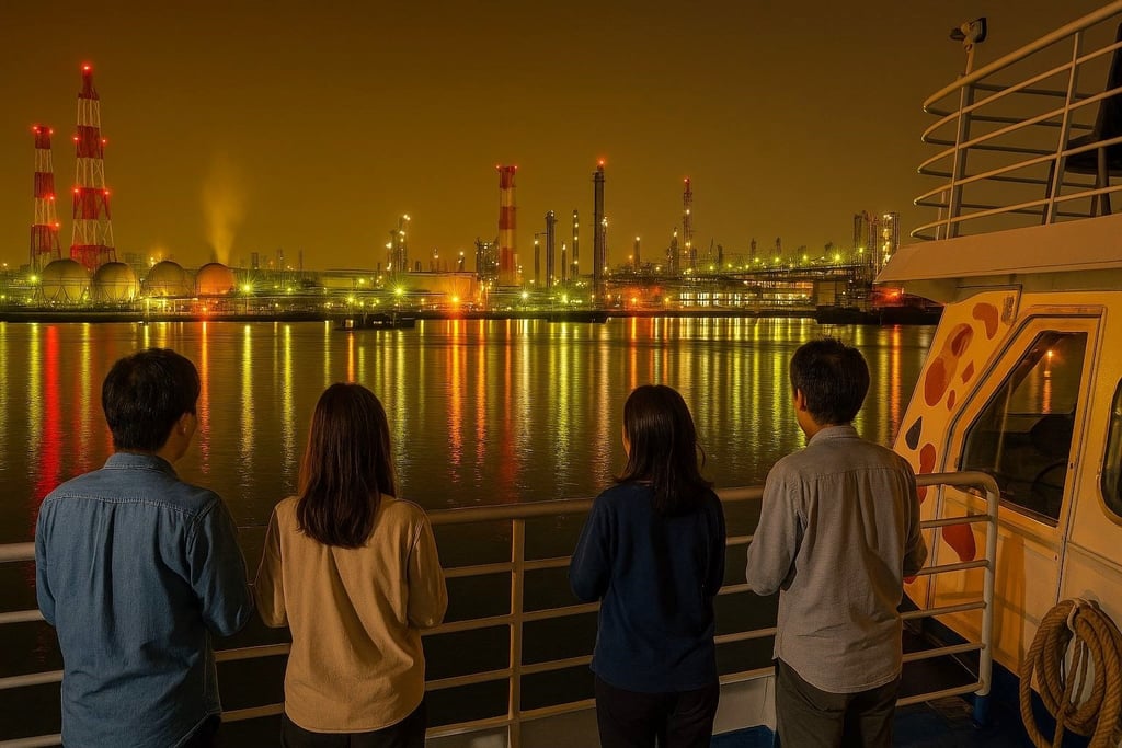 堺旧港から出航する夜景クルーズ船のイメージ画像|堺市のニュースならサカイタイムズ