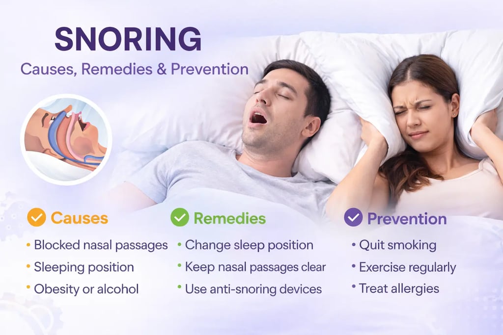 how to stop snoring naturally