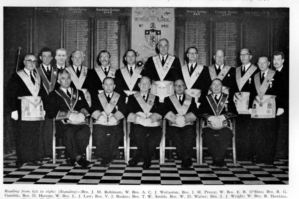Redwood Freemasons in 1959