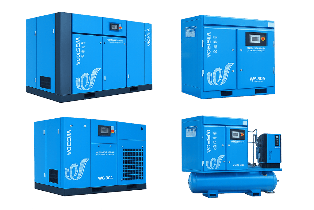 Products from screw air compressor manufacturers