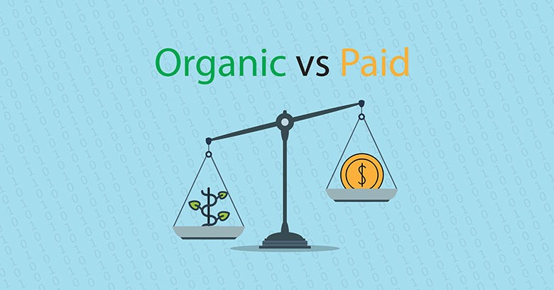 organic traffic vs paid traffic