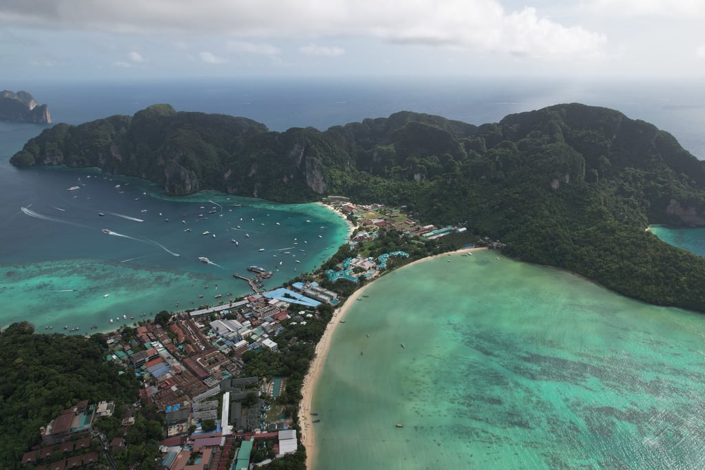 Vista aérea de Phi Phi