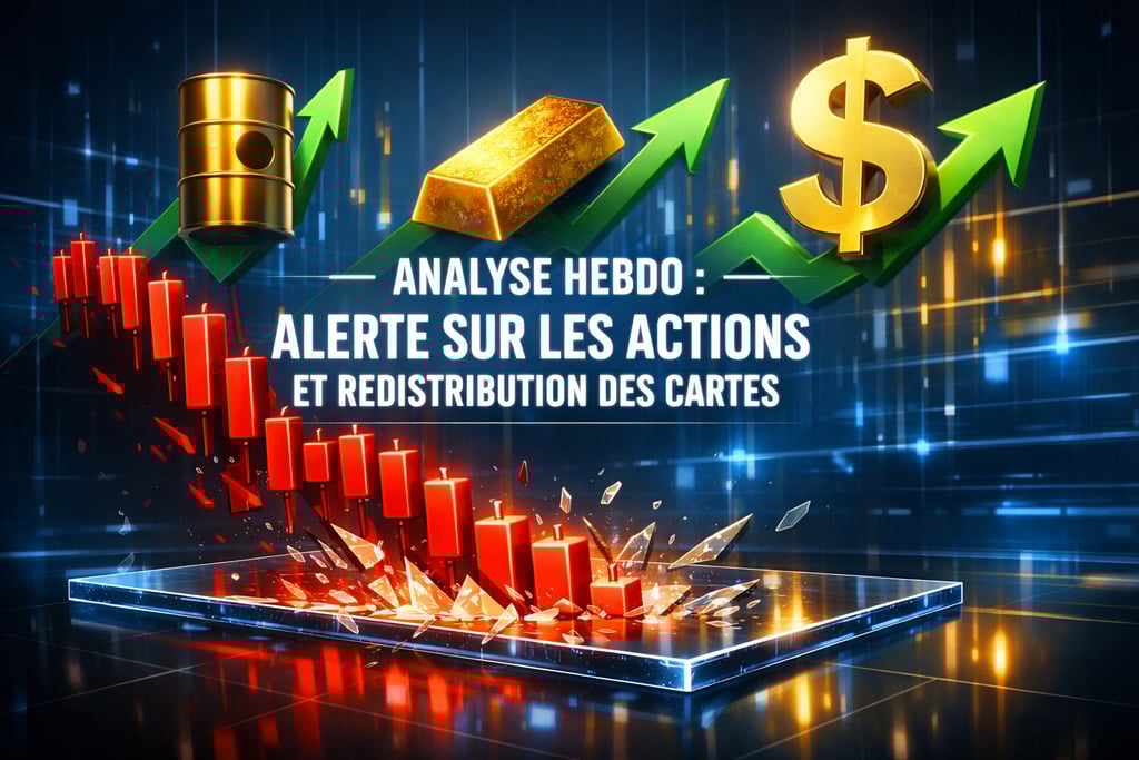 Analyse hebdomadaire Alerte sur les actions et redistribution des cartes
