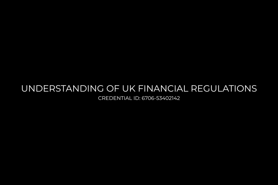 Certified - UK Financial Regulations