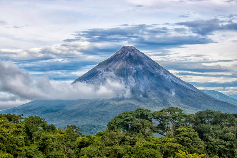 Arenal Volcano from a distance