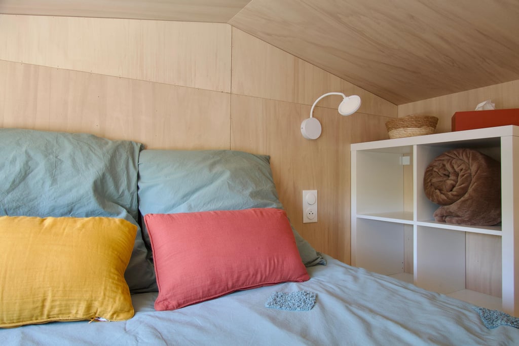 Lit parents Tiny-house Saignon (Luberon)