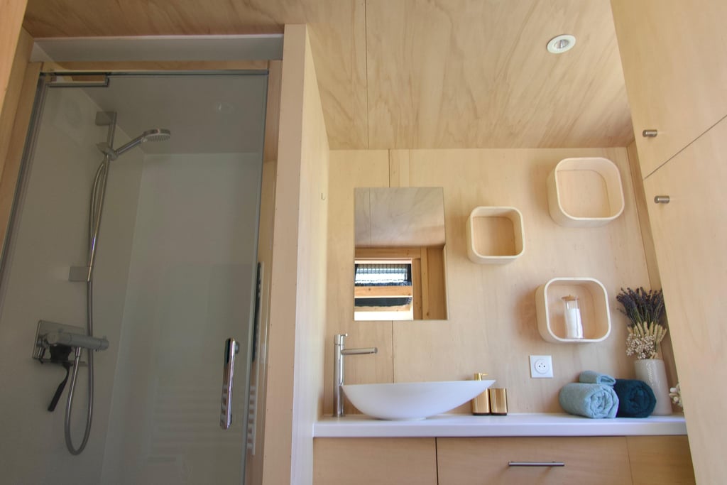 Salle de bain Tiny-house Saignon (Luberon)