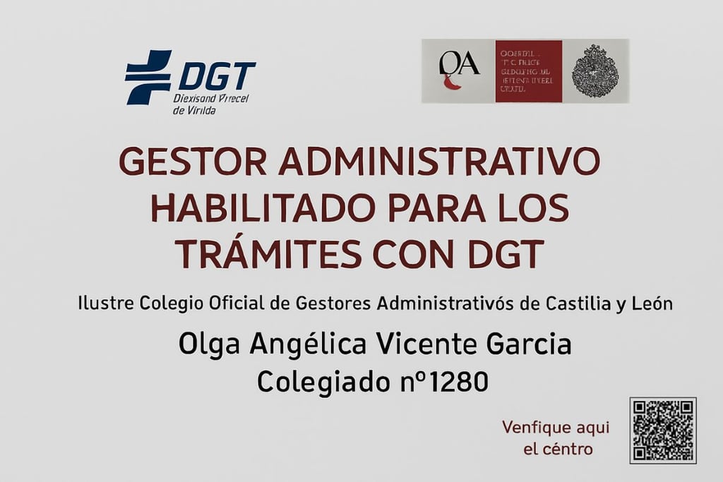 Gestor administrativo habilitado para los trámites con DGT