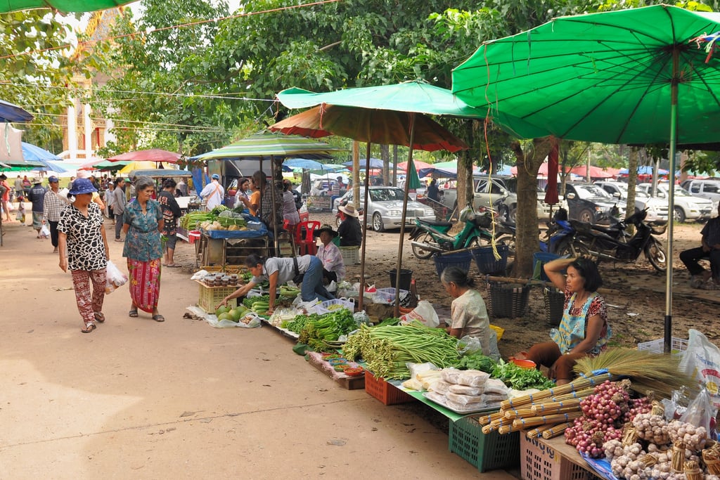 marché du Wat Tham SIng