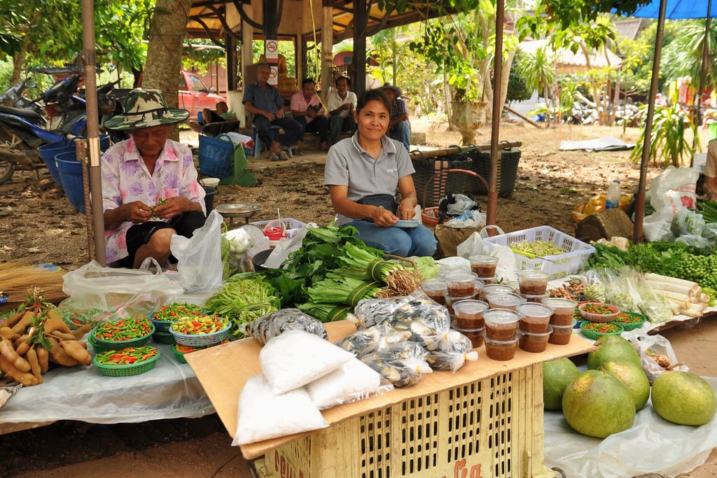 marché du Wat Tham SIng