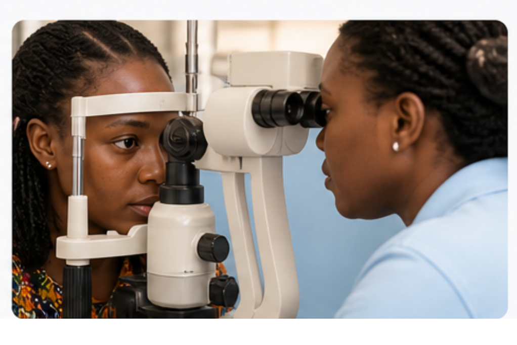 image showing eye examination