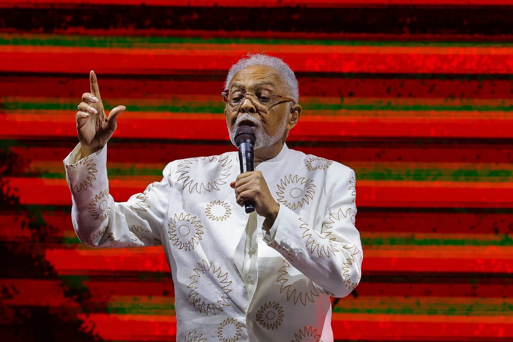 Gilberto Gil no show da turnê Tempo Rei no Allianz Parque em SP (11/04/2025)