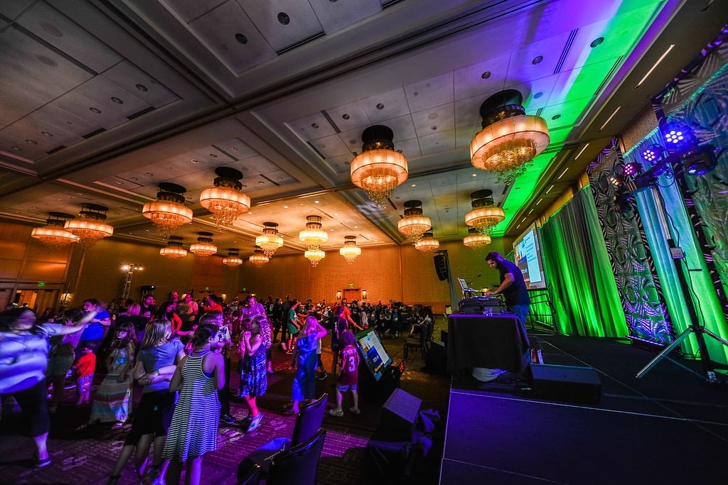DJ Services in Bellevue WA at the Hyatt Regency ballroom.