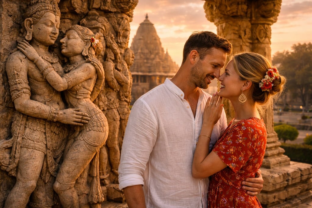 Khajuraho sculptured elegance