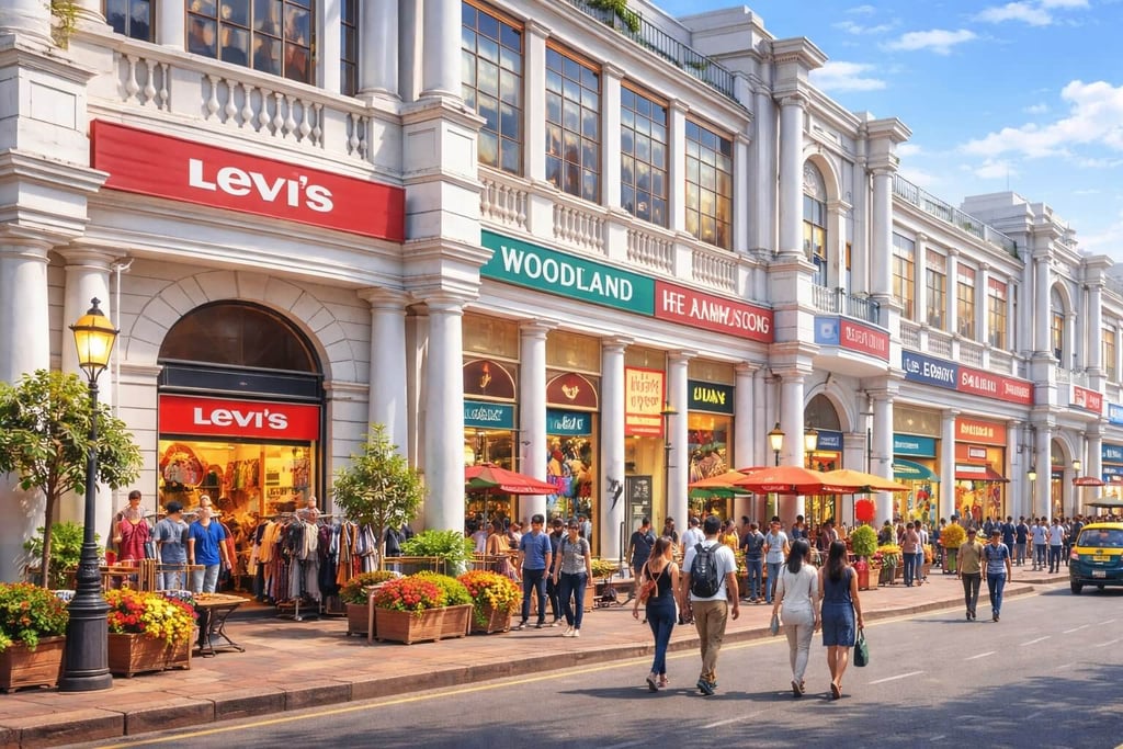 Connaught Place in Delhi