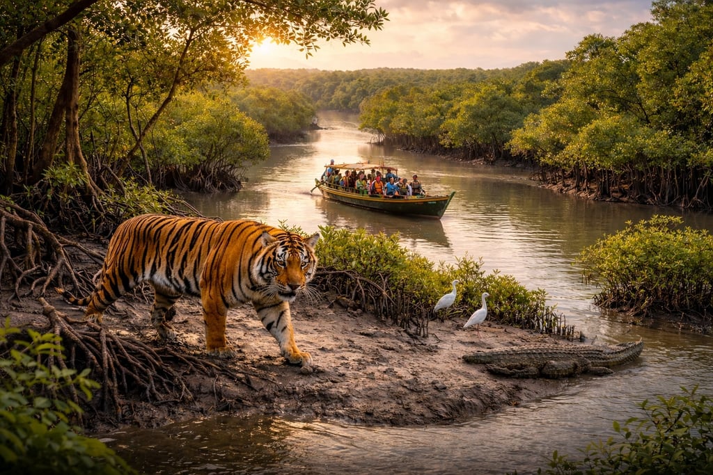 Royal Bengal tiger in Sundarbans