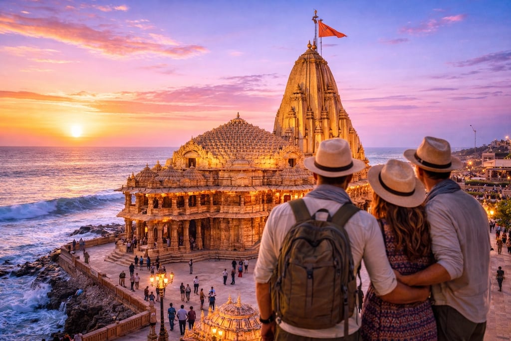 Somnath Temple in Gujarat