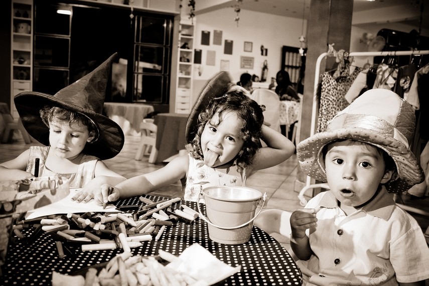 Aniversário kids feito por Ricco Gnocchi utilizando filtro sépia feito por ele mesmo