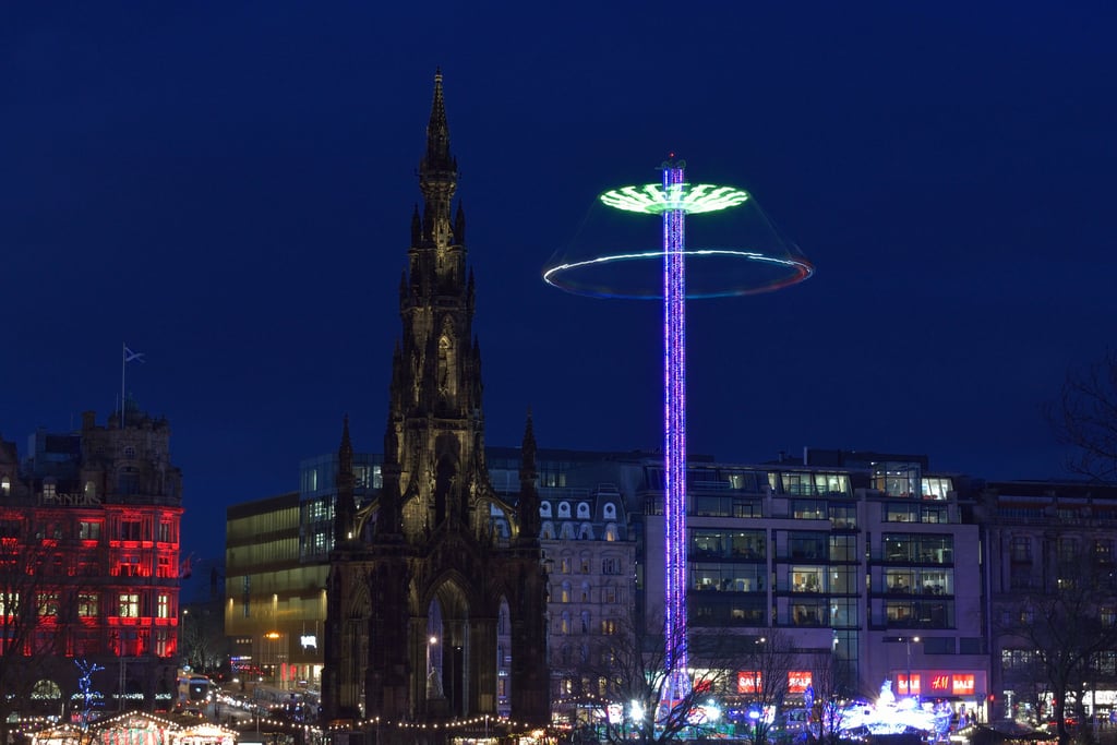 "Walter Scott" - The Edinburgh Christmas market, Scotland