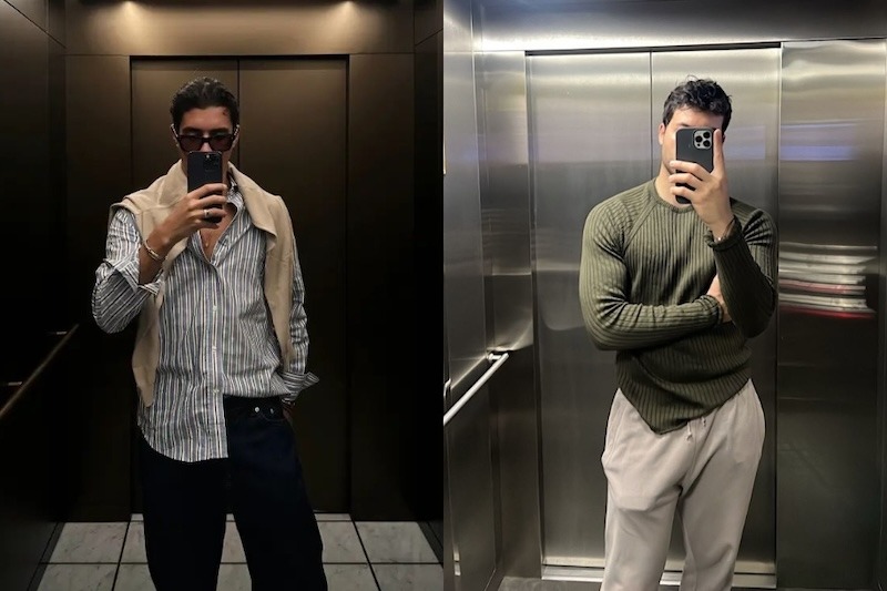 Mẹo tạo dáng chụp ảnh toàn thân trước gương cho nam để khoe trang phục đẹp