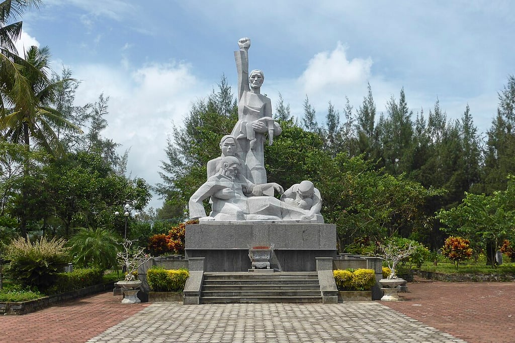 A Memorial at the My Lai Massacre Site in Vietnam