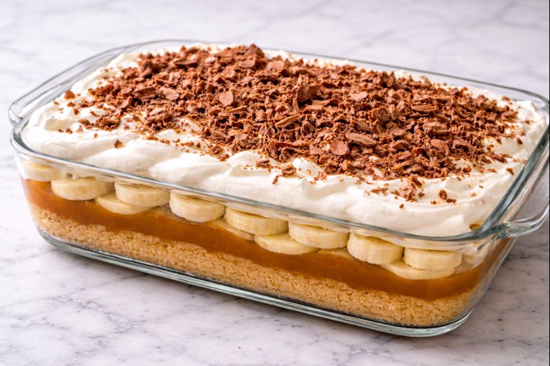 Easy banoffee pie dessert