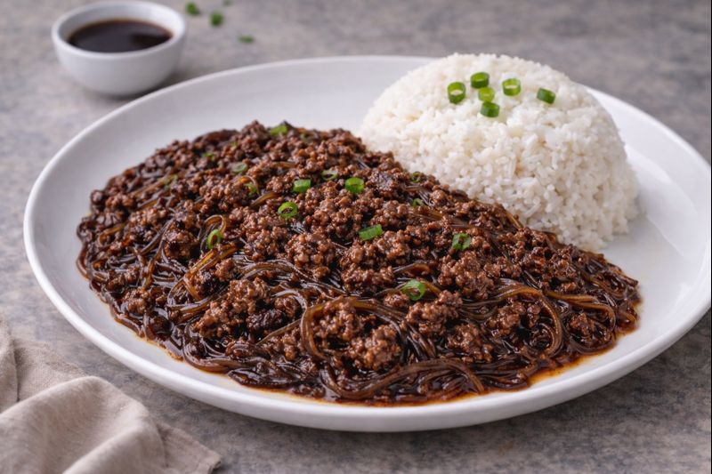 Samoan pisupo chop suey