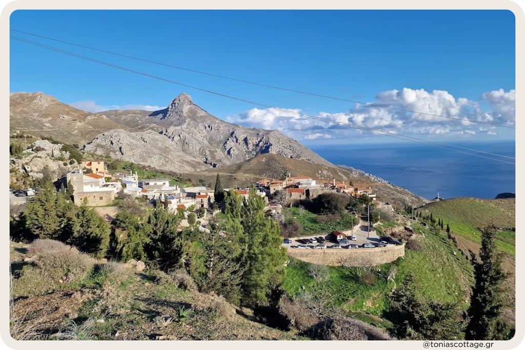 Kapetaniana village in Crete